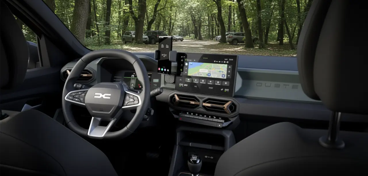 Gps intérieur dacia duster