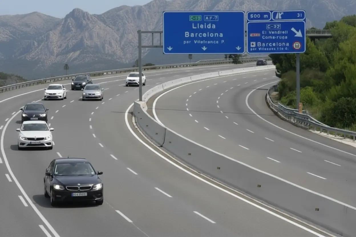 autoroute en Espagne
