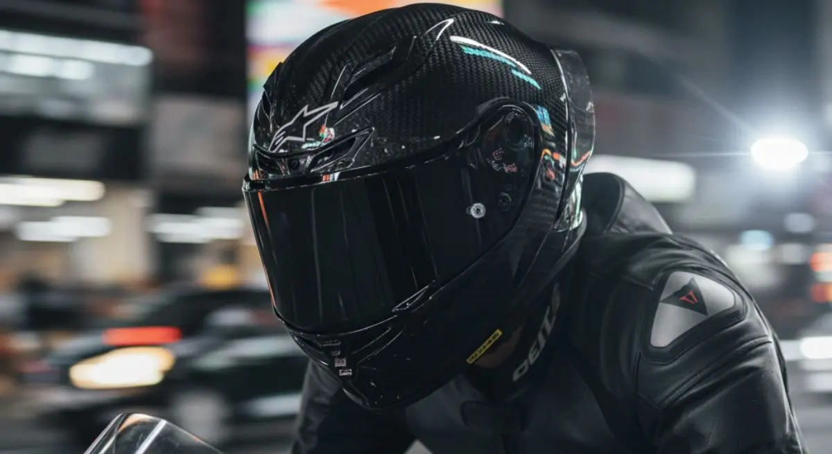 casque moto visière teintée