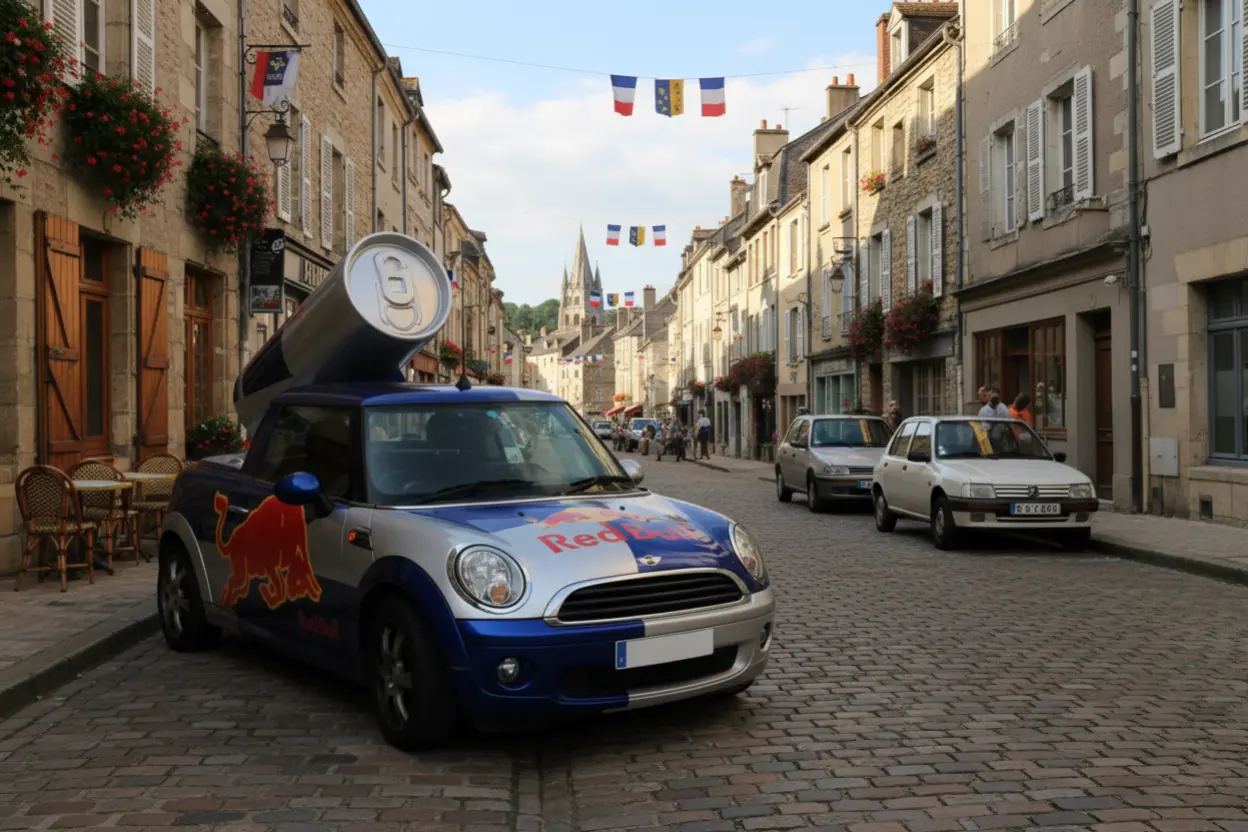 l'histoire de la mini cooper red bull