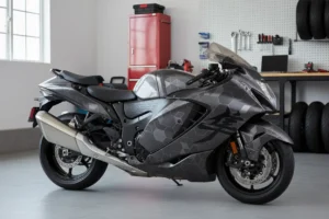 simulation covering moto Hayabusa