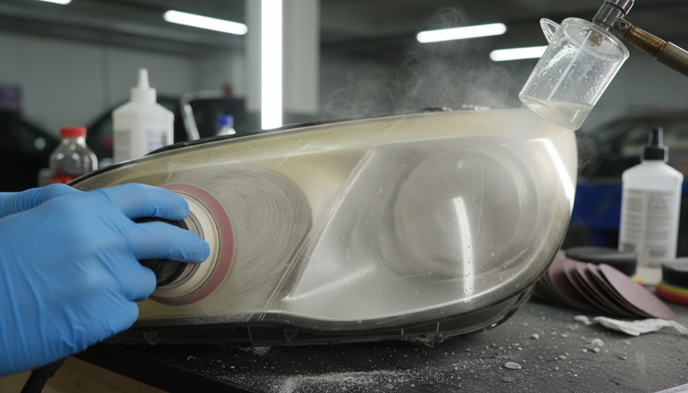 découvrez comment prolonger la durée de vie de vos phares grâce à la technique innovante de polymérisation pour une meilleure luminosité et une protection durable.