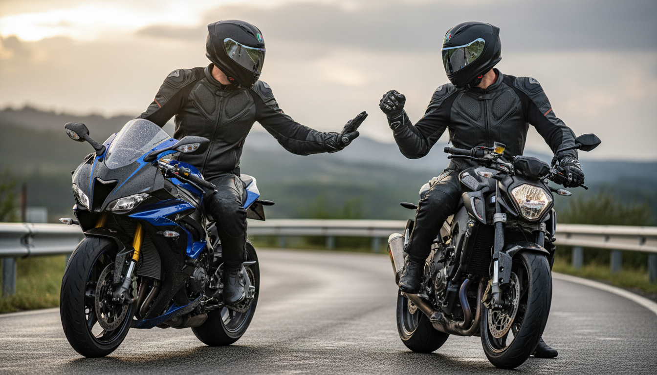 découvrez les signes et gestes essentiels des motards pour une communication sûre et efficace sur la route.