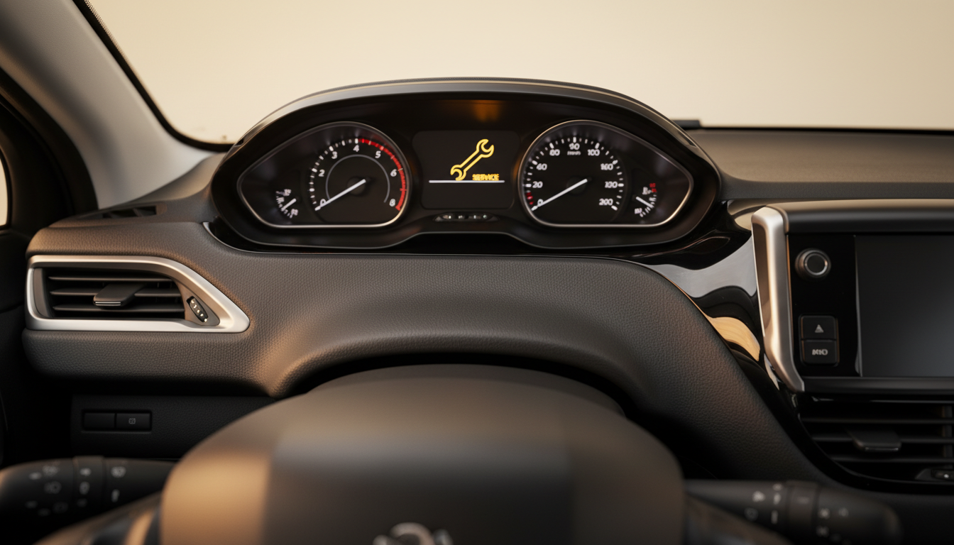 découvrez la signification du voyant service sur votre peugeot 208, les causes possibles et les étapes pour l'éteindre en toute sécurité et efficacement.