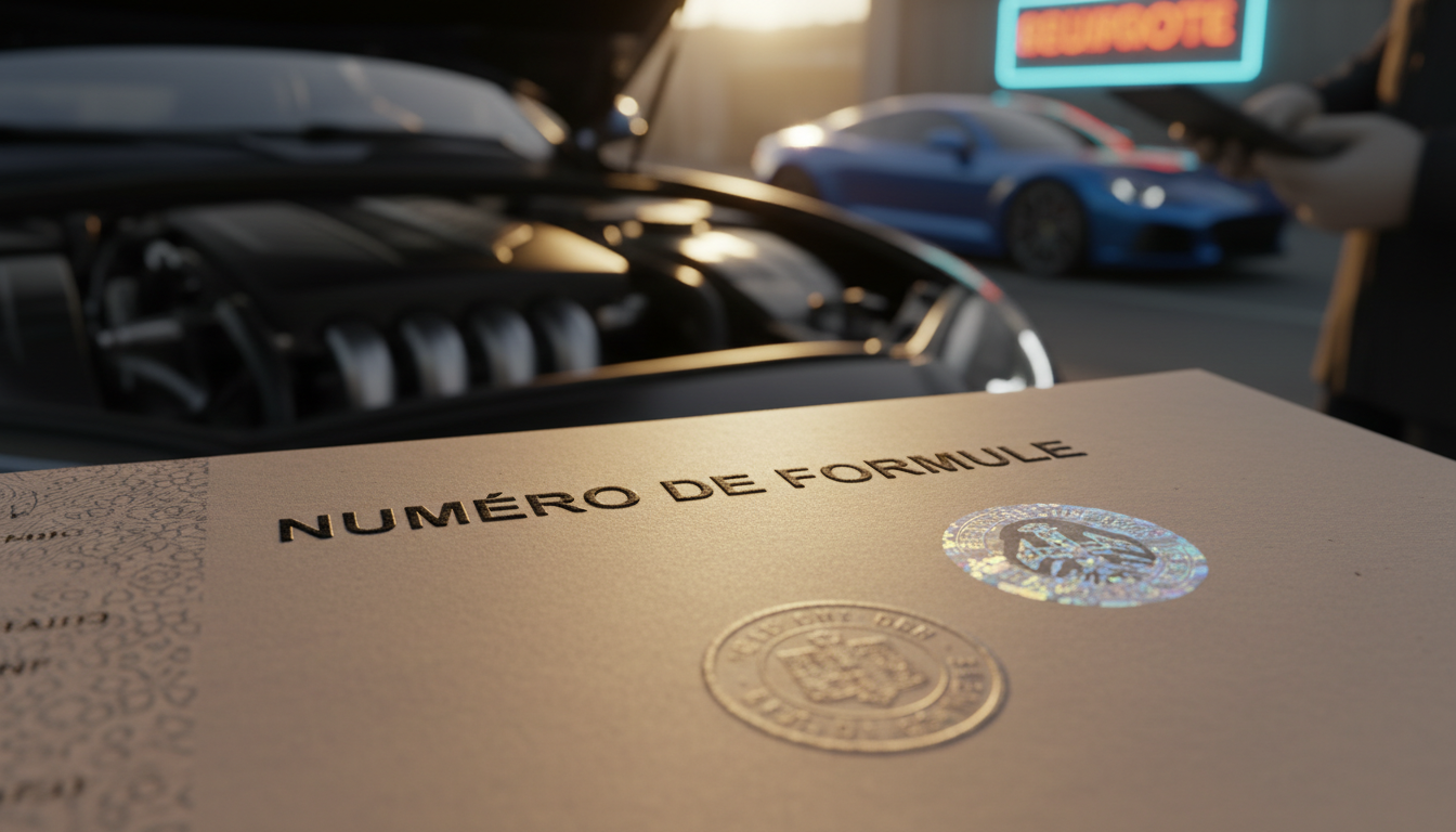 découvrez où trouver le numéro de formule sur votre carte grise et comprenez son utilité pour vos démarches administratives liées à votre véhicule.